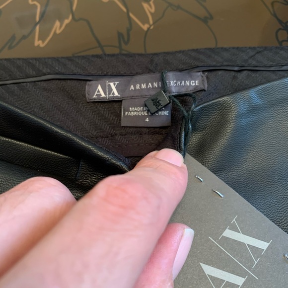 Armani exchange leather pants - Picture 2 of 3